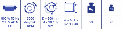 KD 310 - DERECELİ KESME MAKİNESİ