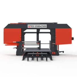 1500X2500 Yarı Otomatik Tabla Sürmeli Şerit Testere Makinesi